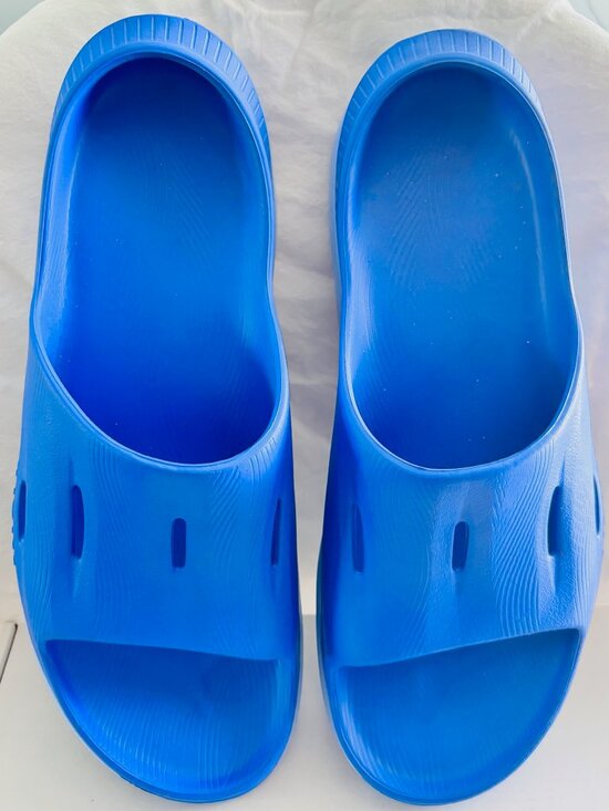 HOKA Ora Recovery Slide 3 Blue White Men\'s Size 12 Comfort Sandals main image 11